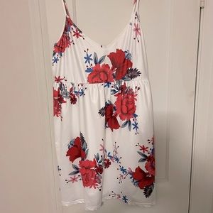 floral mini dress